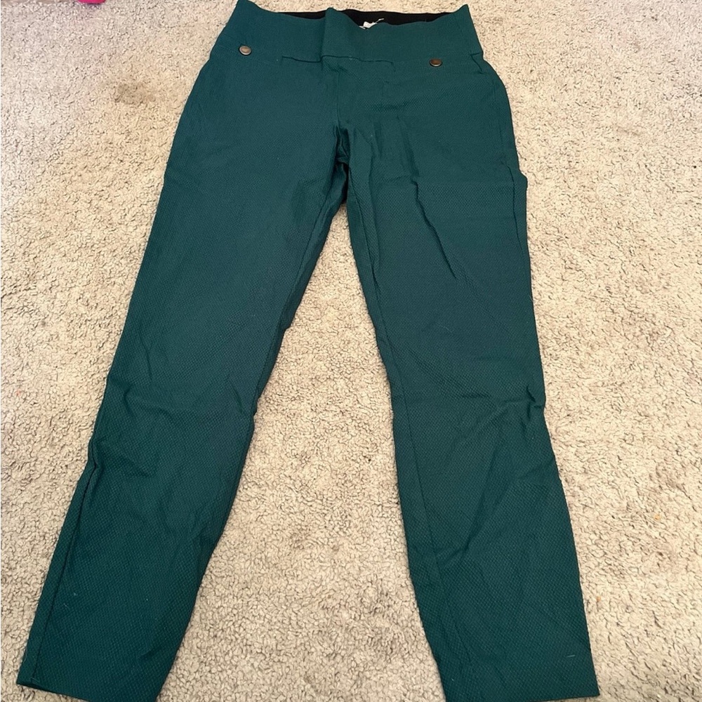 Maurices turquoise stretchy skinny pants size XS